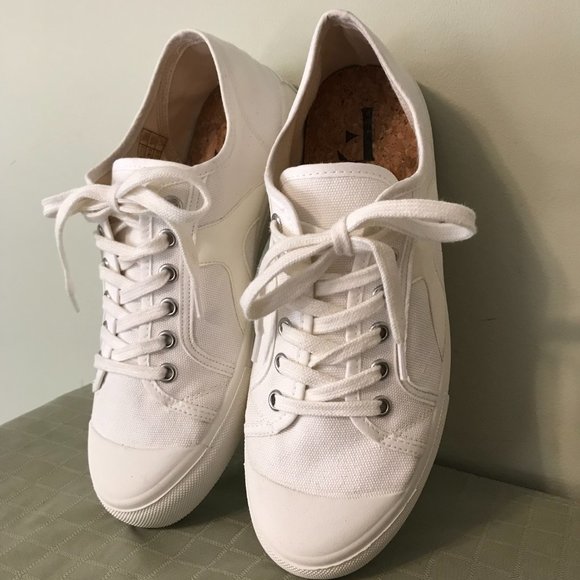 Flattered White Women's Sneakers - Picture 1 of 14